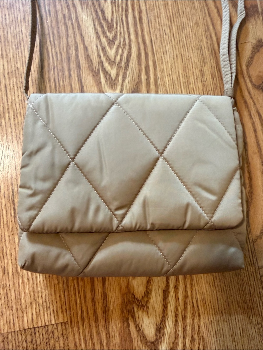 Vera Bradley Quilted Crossbody Bag in Taupe - Picture 2 of 7